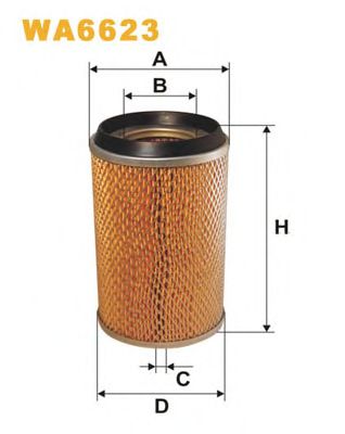 WIX FILTERS wa6623 -  Воздушный фильтр